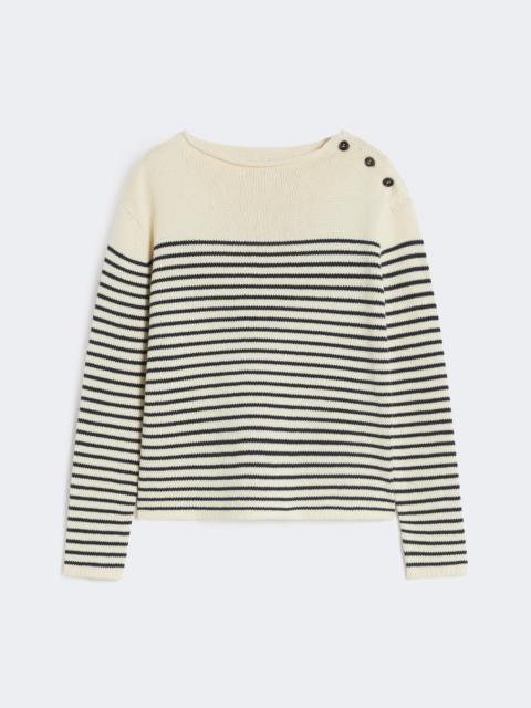 WEEKEND Max Mara Relaxed-fit cotton sweater - NAVY