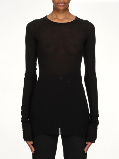 Rick Owens Rib LS T in Black