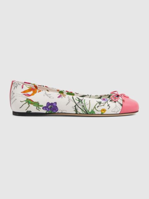Women's printed ballet flat