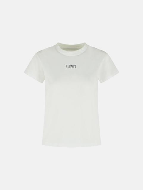 MM6 Maison Margiela WHITE COTTON T-SHIRT