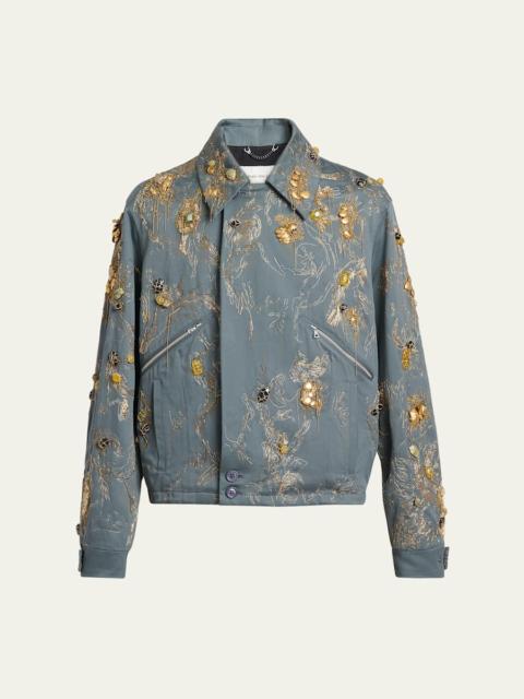 Dries Van Noten Men's Velen Embellished Jacket