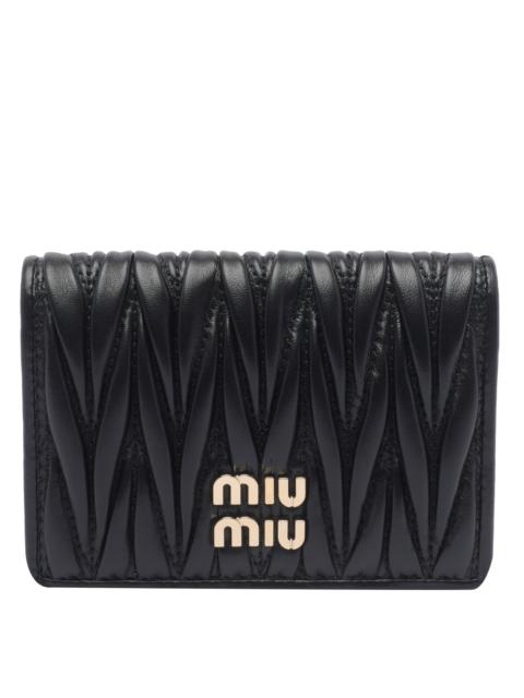 Miu Miu Miu Miu Women Miu Miu Matelasse' Cards Holder