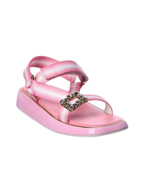 Roger Vivier Roger Vivier Trekky Strass Buckle Sandal