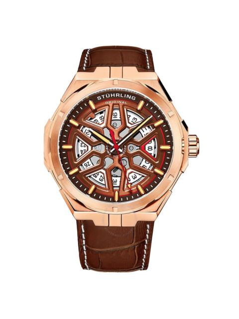 Other Designers Stuhrling Original Legacy Automatic Brown Dial Men's Watch M13482