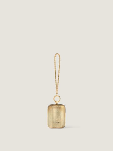 Givenchy MICRO EVENING CLUTCH IN METAL WITH CRYSTAL JEWEL