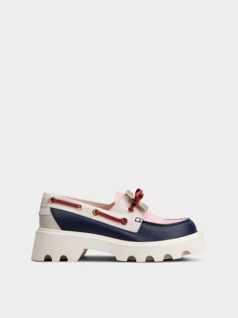 Roger Vivier Viv' Rangers Truck Boat Shoes in leather