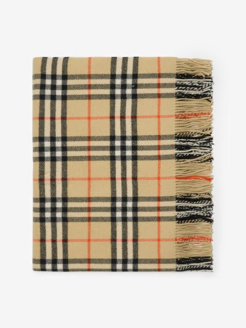 Burberry Check Wool Cashmere Blanket