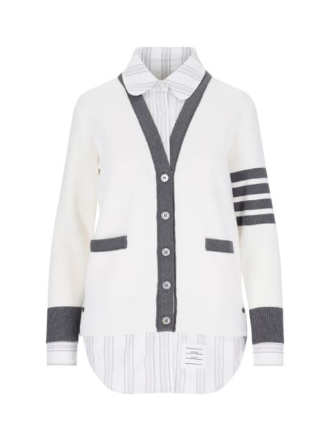 Thom Browne SHIRT DETAIL CARDIGAN