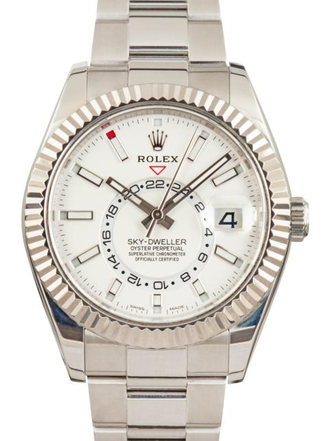 ROLEX Used Rolex Sky-Dweller Steel Oyster 326934 White Dial