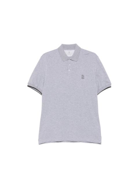 Brunello Cucinelli Brunello Cucinelli Grey Polo Shirts Men