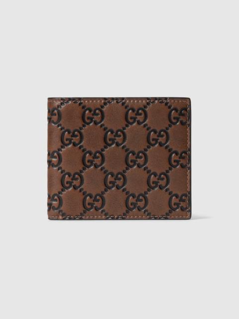 GUCCI GG Emblem bi-fold wallet