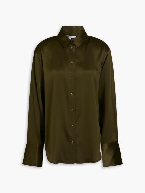 FRAME The Standard stretch-silk satin shirt