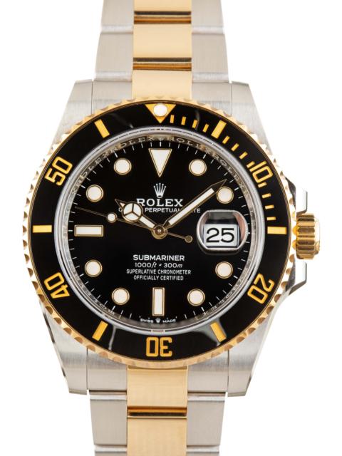 ROLEX Used Rolex Submariner Ref 126613LN Black Chromalight Dial