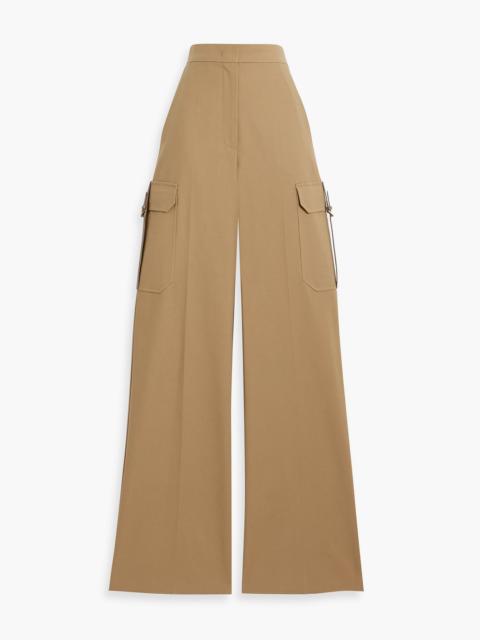 Max Mara Edda cotton-blend wide-leg cargo pants