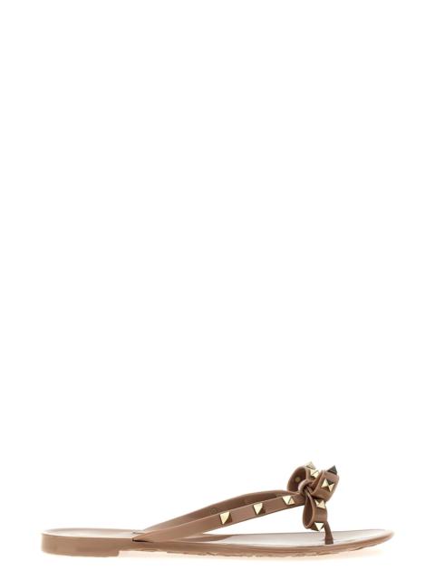 Valentino Valentino Garavani 'Rockstud' thong sandals