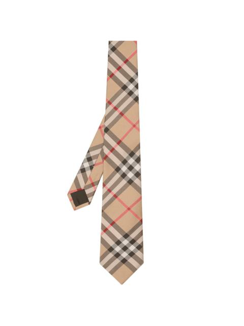 Modern Cut Vintage Check Silk Tie