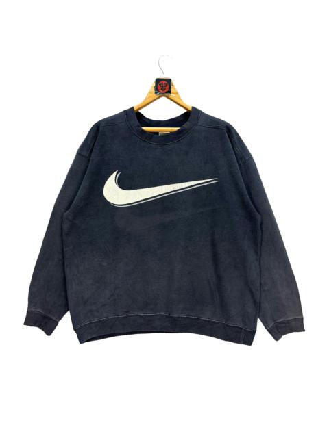 Nike 🔥 90's NIKE BIG SWOOSH LOGO SUN FADED SWEATSHIRTS #7432-146