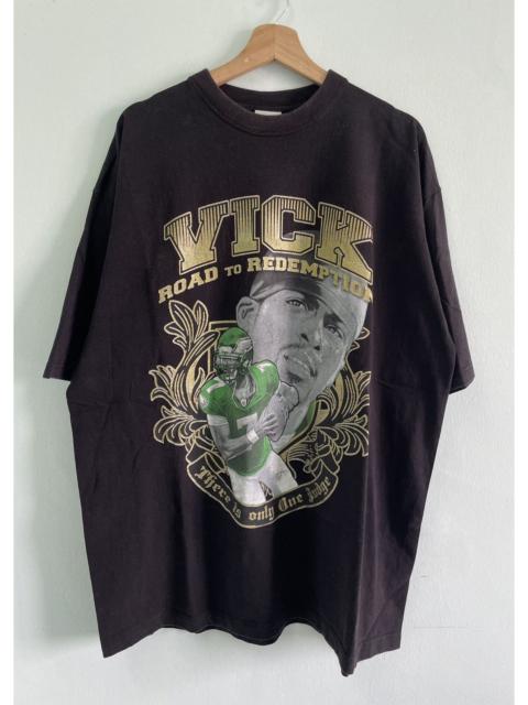 Other Designers Vintage NFL Legend Vick Road to redemption tshirt