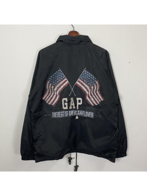 Other Designers Gap - Vintage Gap American Flaver Big Logo Jacket