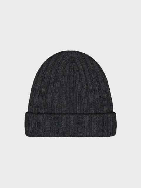 ALMADA LABEL Cashmere Beanie Roe Dark grey ONESIZE