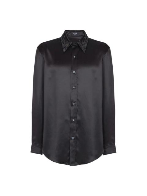 Balmain Balmain Black Shirts Men