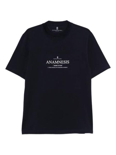 Brunello Cucinelli T-Shirt With Print