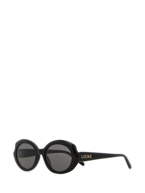 Loewe Loewe Women Black Acetate Sunglasses