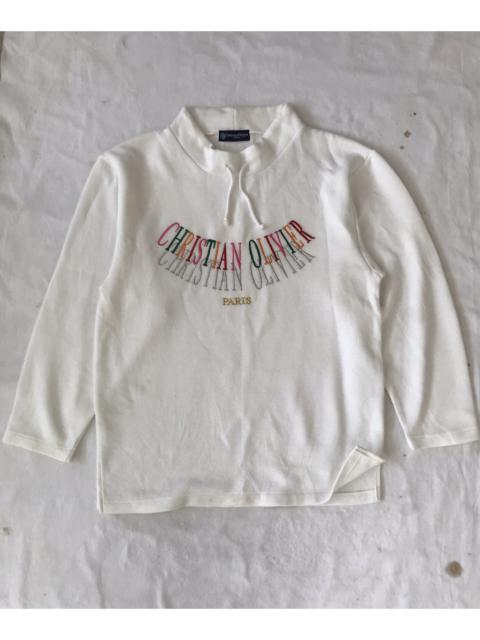 Other Designers Vintage - Vintage 90s christianoliver embroided multicolor sweatshirt