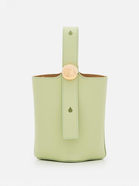 Loewe MINI PEBBLE BUCKET LEATHER BAG