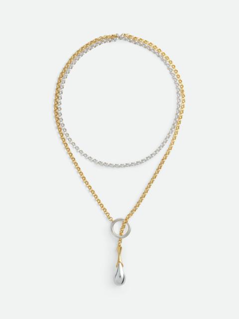 Bottega Veneta Drop Chain Necklace