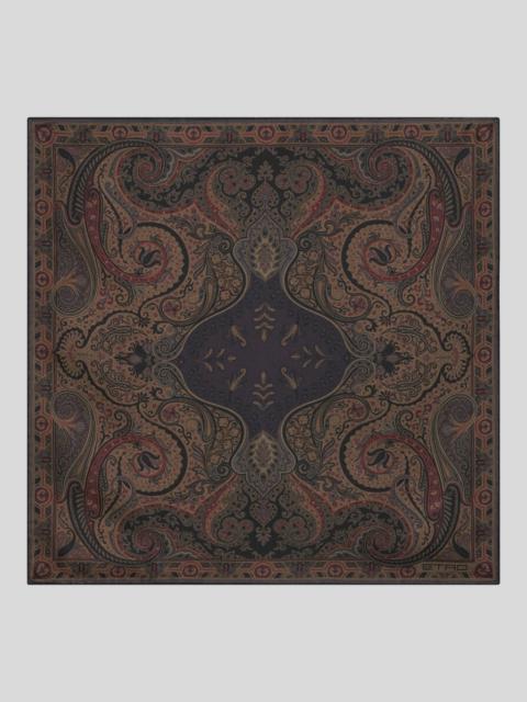 Etro PRINTED SILK POCKET SQUARE