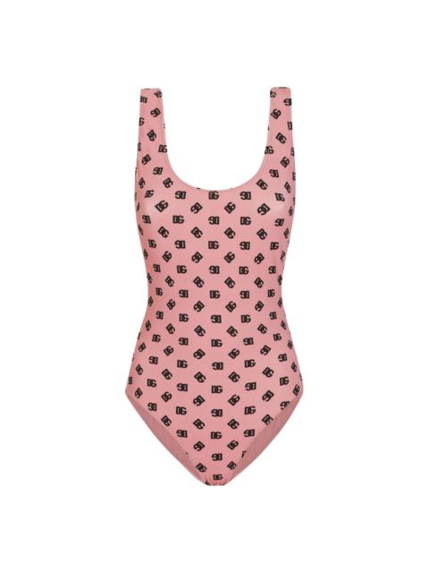 logo-print swimsuit