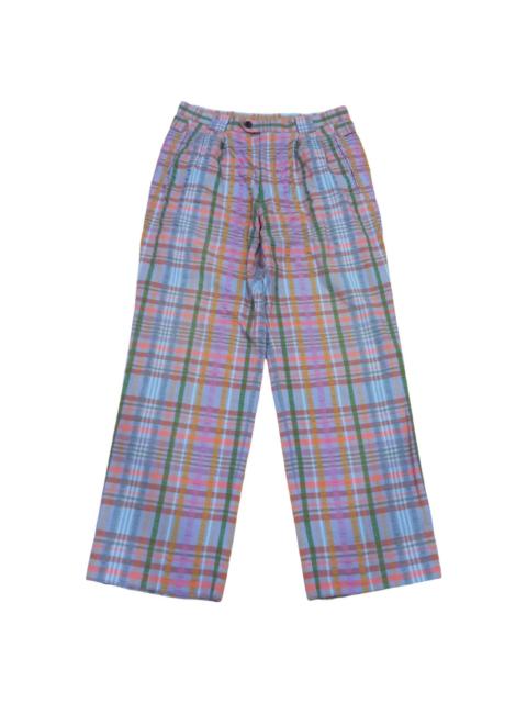 Missoni Designer × Missoni - Rare! Vintage Missoni Club Vibrant Checkered Golf Pants