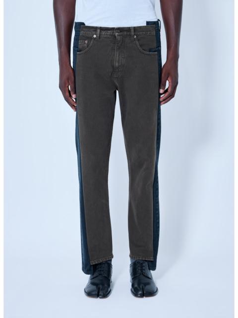 Maison Margiela Maison Margiela Men Spliced Denim Trousers