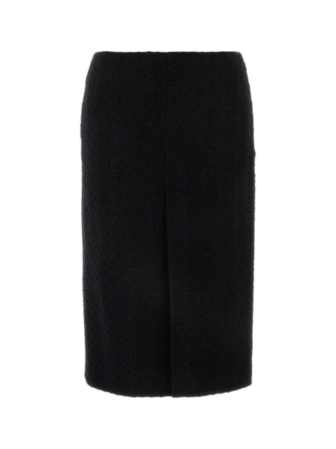 Black Tweed Skirt