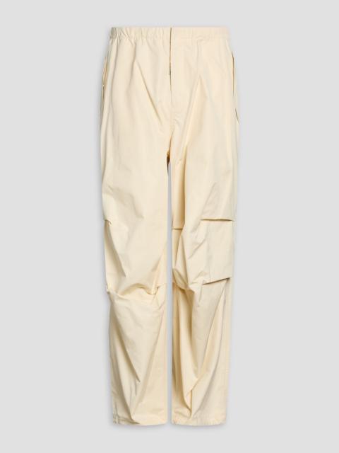 Jil Sander Crinkled cotton-poplin pants