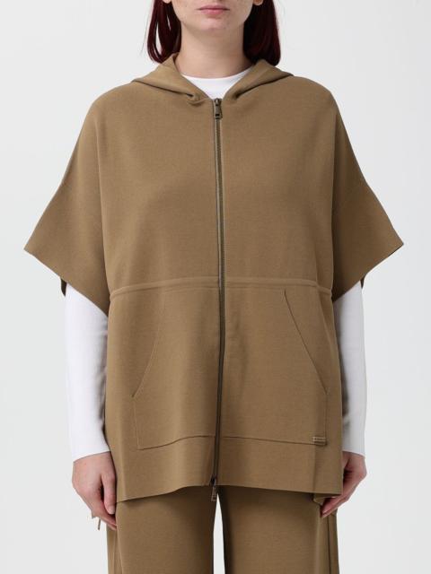 Max Mara Max Mara Women Hooded Viscose Cape Max Mara With Zip Closure