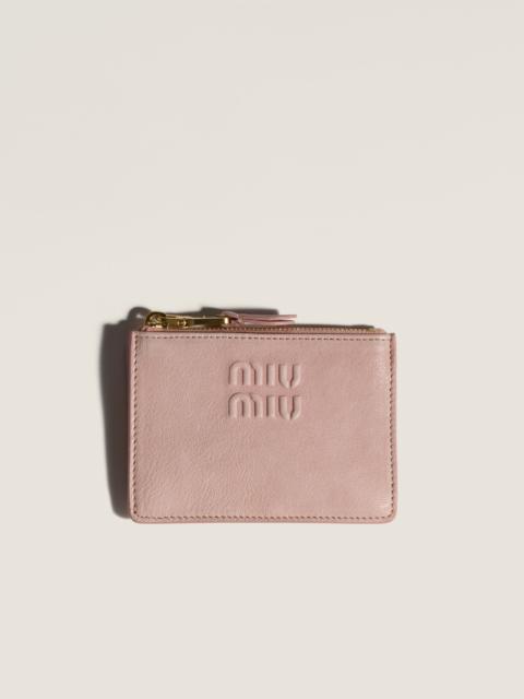 Miu Miu Nappa leather card holder