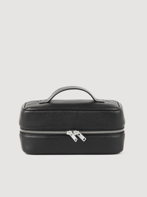 Sandro Toilet bag in grained fabric