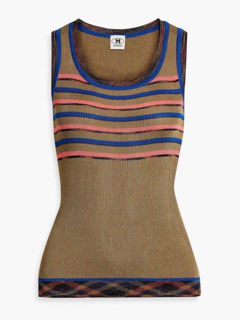 Missoni Striped crochet-knit tank