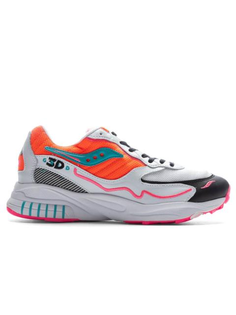 Saucony 3RD GRID HURRICANE - WHITE/ORANGE/BLUE