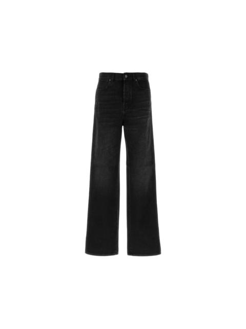 GUCCI Gucci Black Denim - Wide-Leg Jeans Men