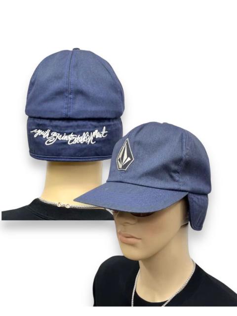 Other Designers Vintage × Volcom - 🔥90’s VOLCOM Skateboard Winter Half Ear Flap Full Cap USA
