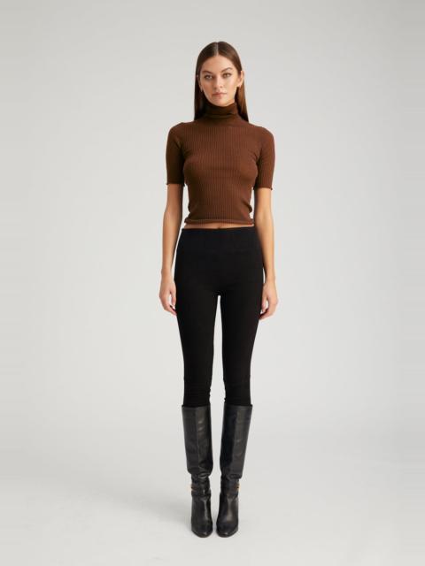 SPRWMN CHOCOLATE CASHMERE TURTLENECK