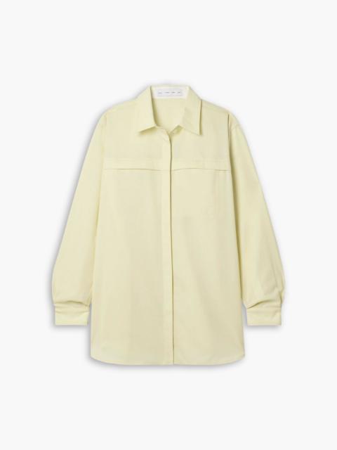 Proenza Schouler Rose wool-blend twill shirt