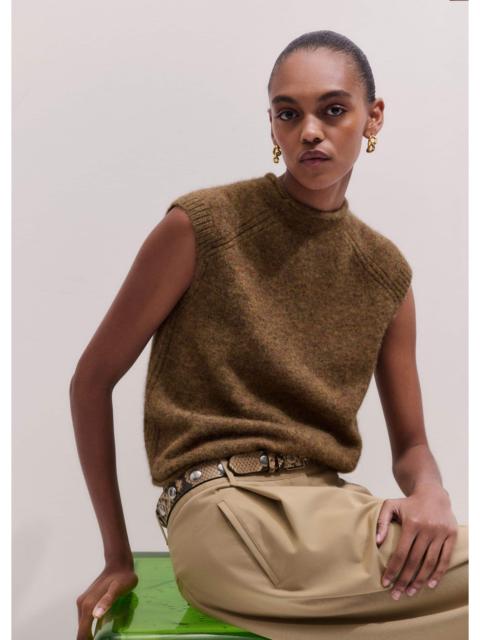 ME+EM Roll Trim Knit Vest