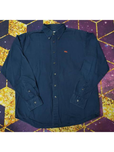 SAINT LAURENT YSL Embroidered Small Logo Shirt