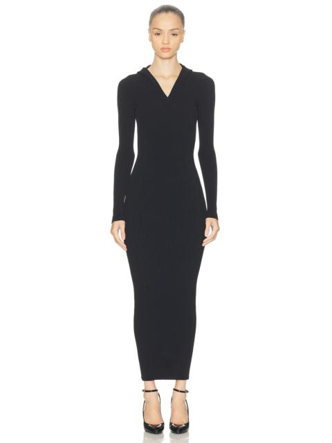 Alaïa Hooded Bodycon Dress