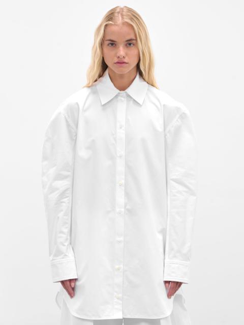 JACQUEMUS The White Ovalo Shirt Dress