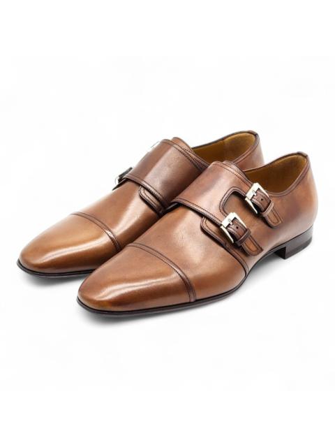 Mortimer Monk Leather Shoes Brown EU 41.5 US 8.5 - NWB $1045
